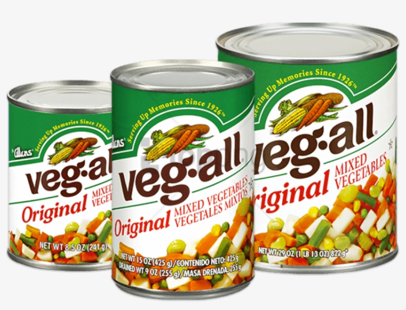 Original Mixed Vegetables - Veg-all Original Mixed Vegetables 29 Oz Can, transparent png #2579679