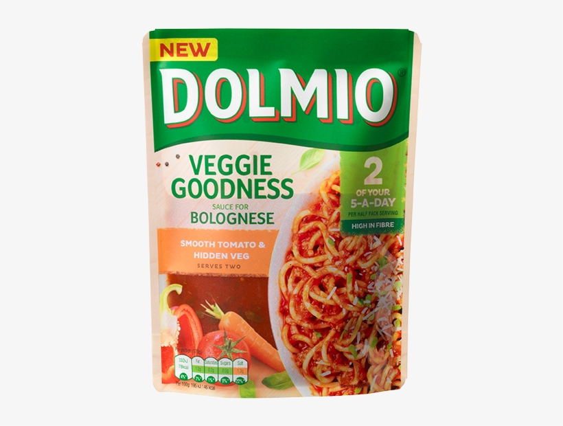 Dolmio® Smooth Tomato & Hidden Veg Veggie Goodness - Dolmio Veggie Goodness, transparent png #2580047