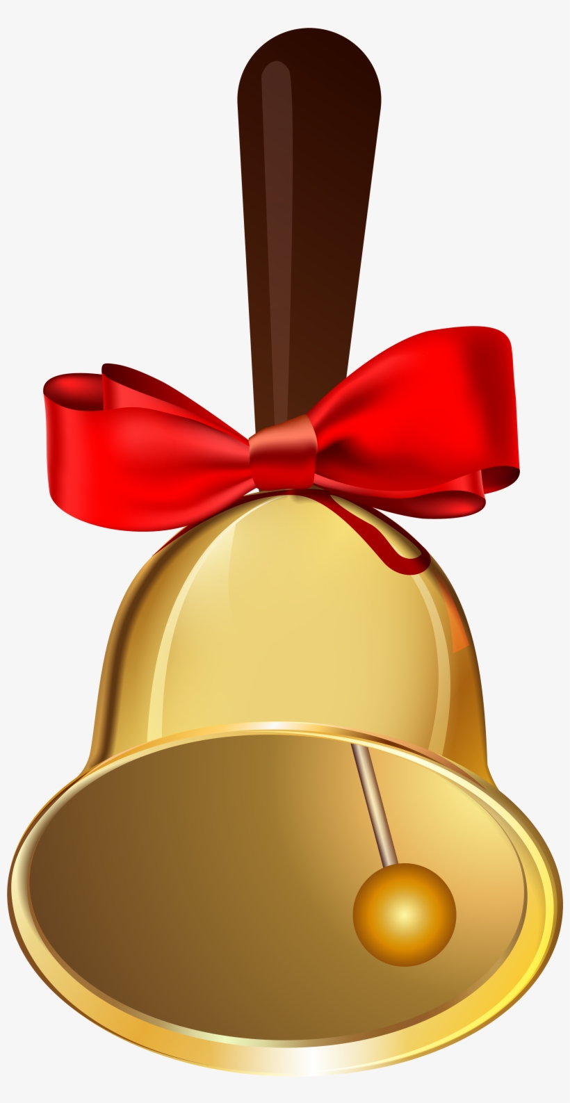 Gold Bell Png Clip Art Imageu200b Gallery Yopriceville - Bell Clip Art, transparent png #2580142