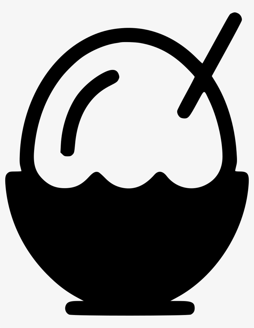 Ice Cream Bowl - Ice Cream, transparent png #2580198