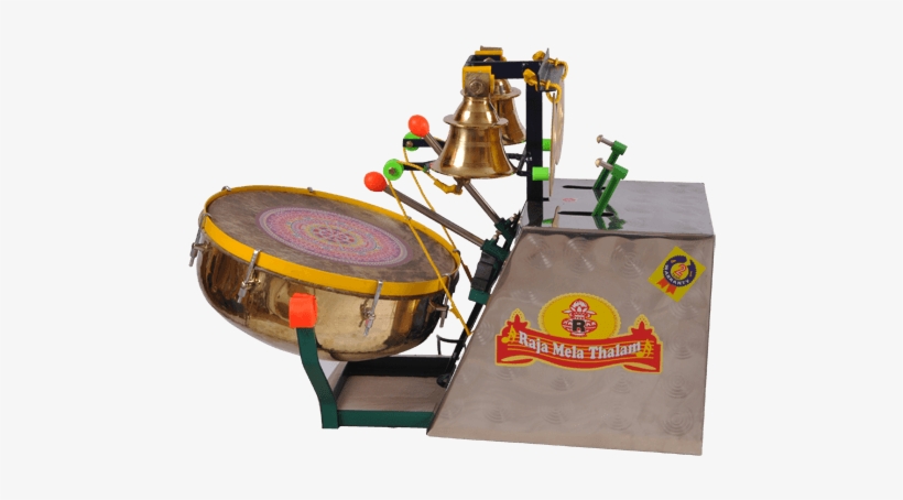 Raja Mela Thalam - Temple Drum Bell, transparent png #2580200