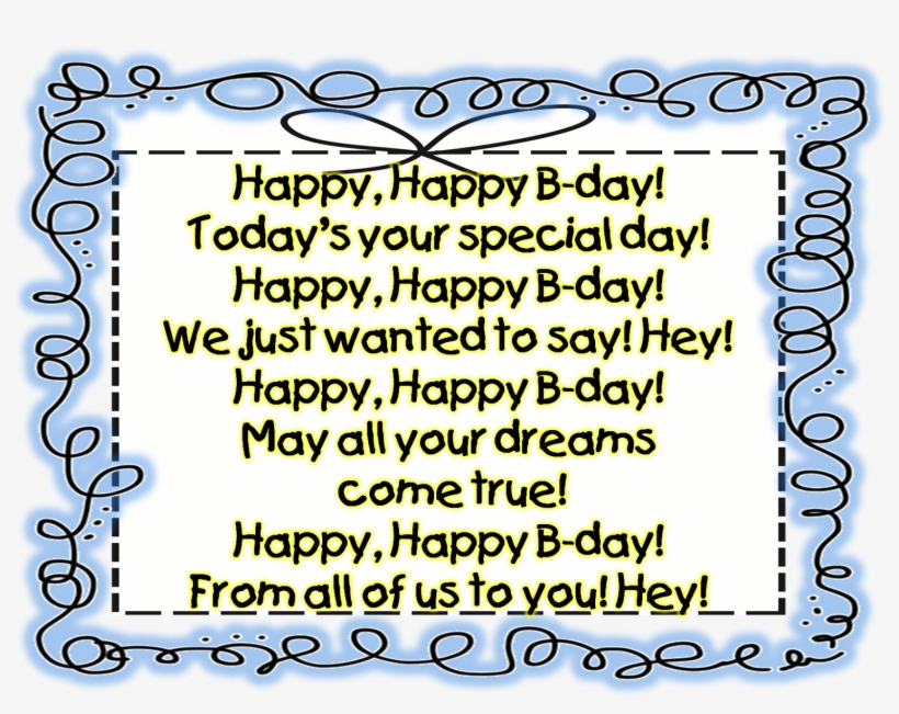 Annette - Happy Birthday Song In Written, transparent png #2580256