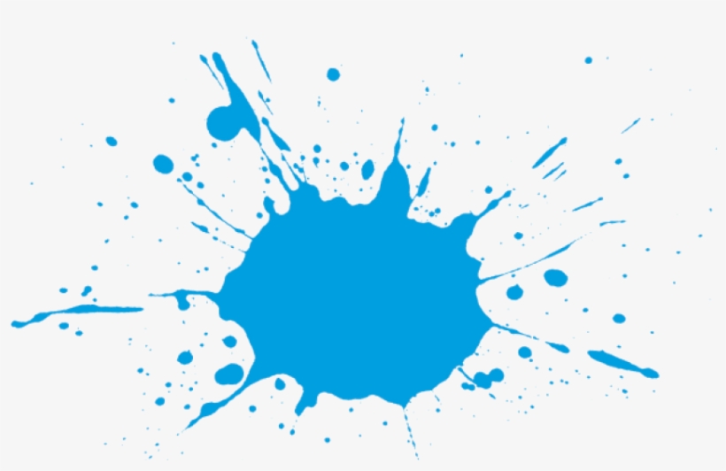 Blue Color Splash - Color Splash Png Blue, transparent png #2580433