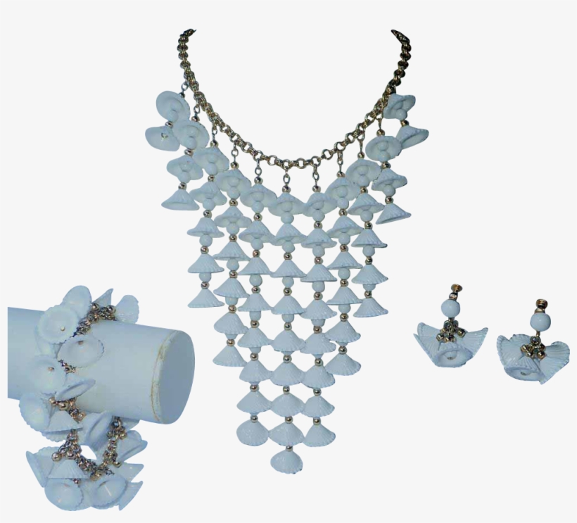 Pristine Napier 1972 Temple Bell Cascade Parure, Necklace, - Necklace, transparent png #2580518