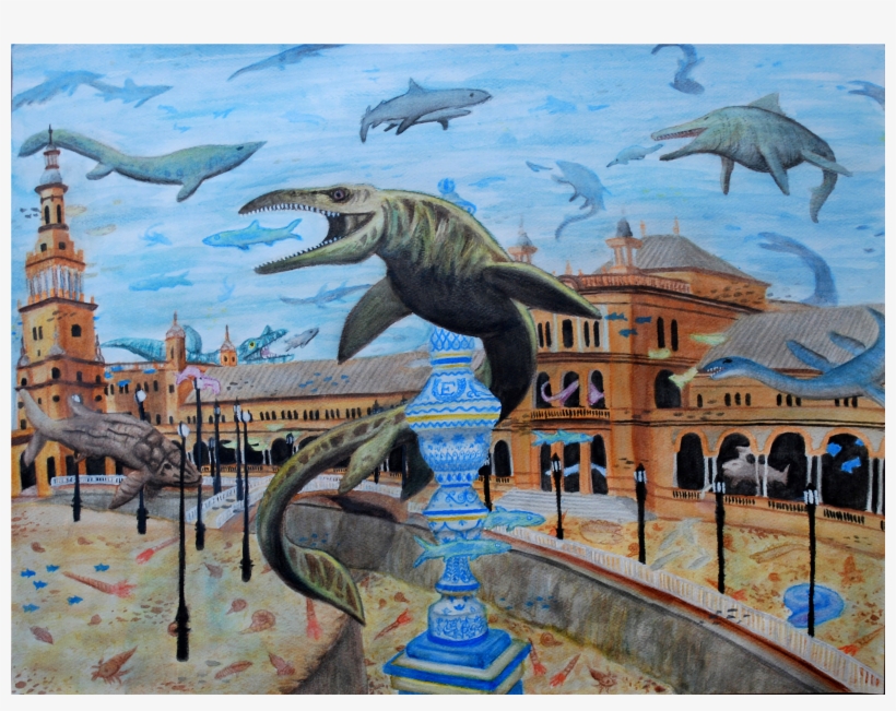 Prehistoric Future - Painting, transparent png #2580557