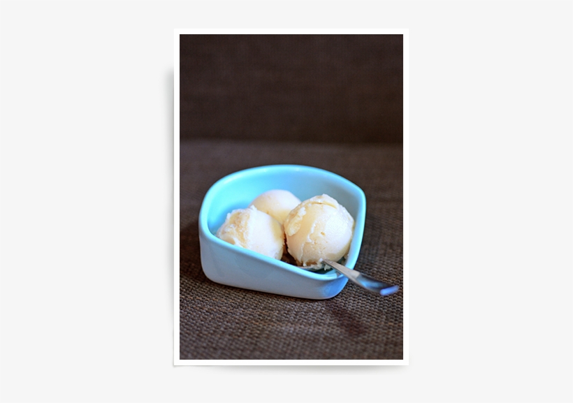 Celadon Ice Cream Bowl - Vanilla Ice Cream, transparent png #2580813