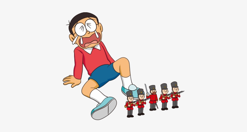 Doraemon Los Soldados Juguete - Nobita Nobi, transparent png #2581023