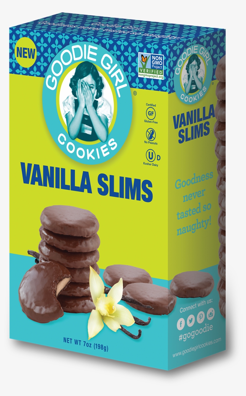 Slim Series 3d 150 Vanilla - Goodie Girl Cookies, transparent png #2581598
