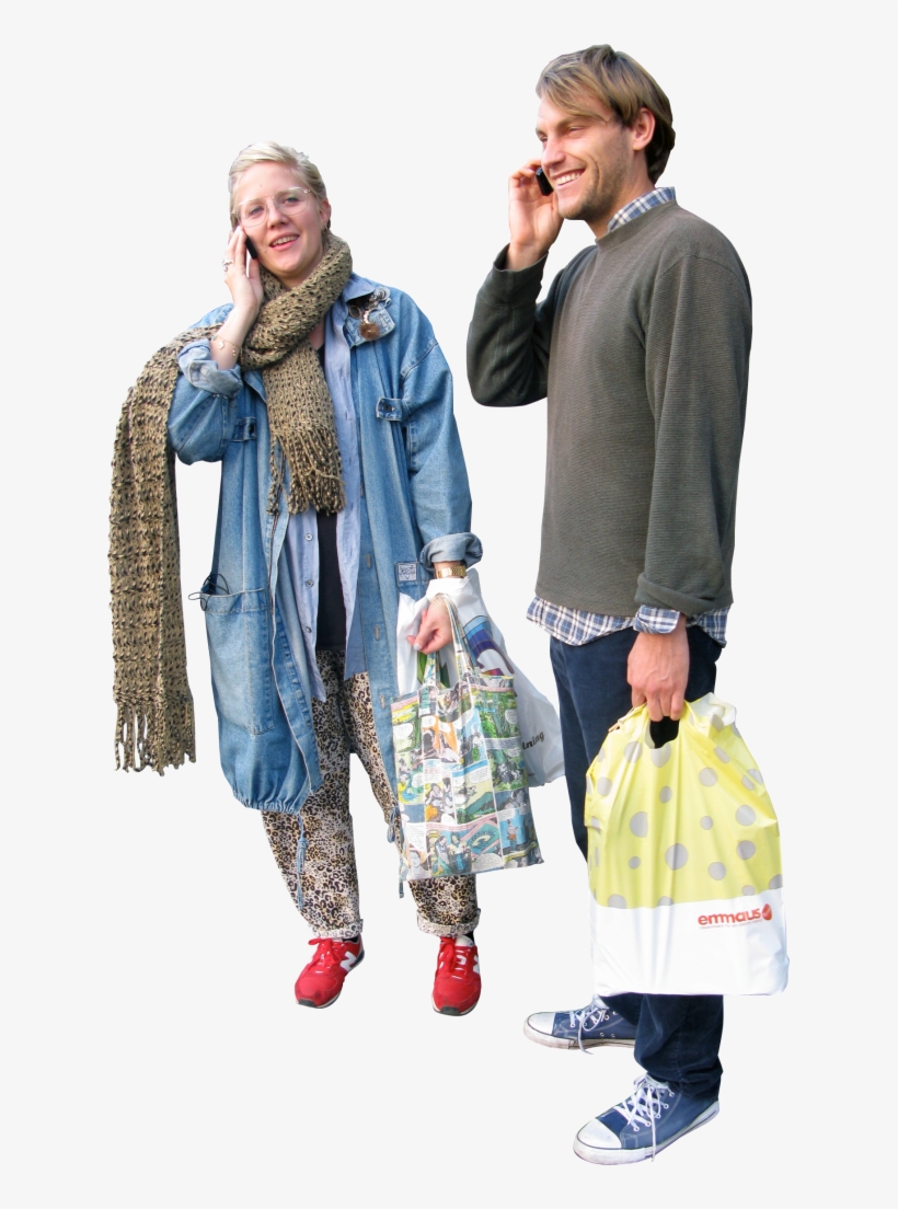 Mobile Phones Png Image - Cut Out Shopping People Png, transparent png #2581982