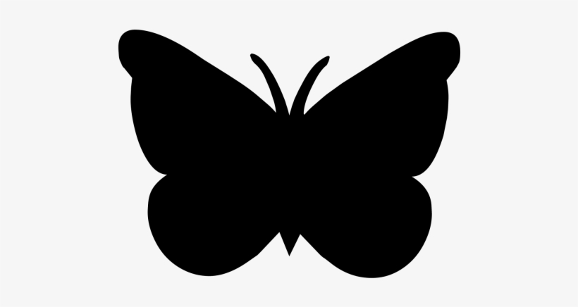 Silueta De Una Mariposa, transparent png #2582023