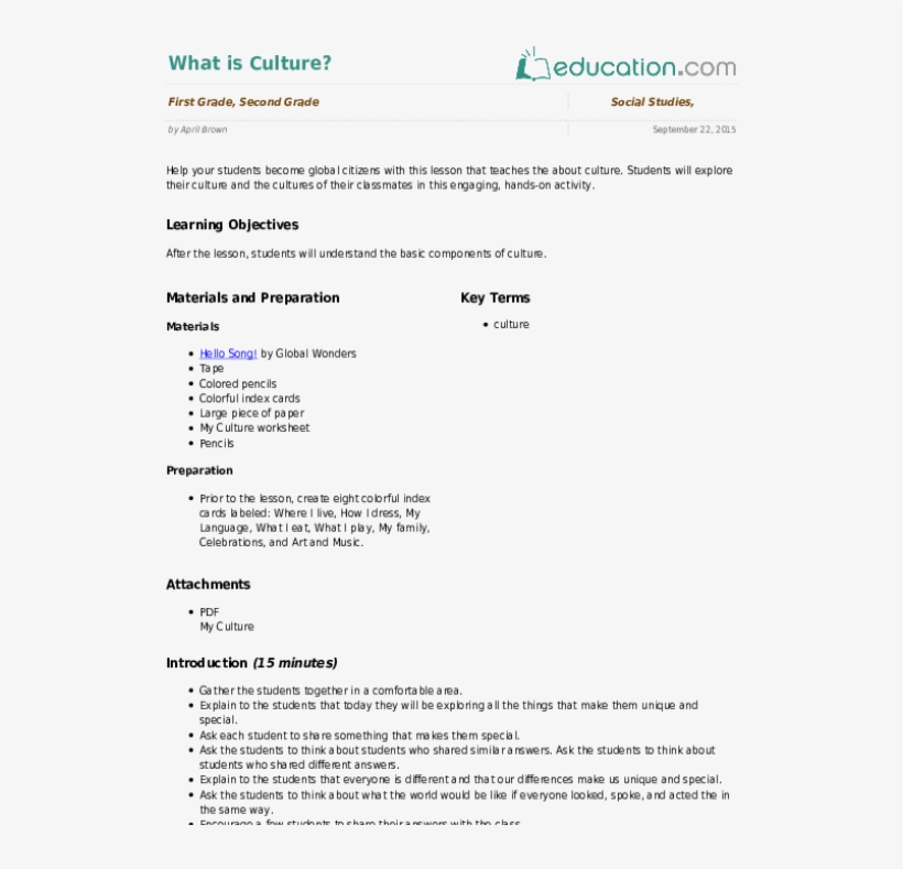 What Is Culture - Means Of Transportation Lesson Plan, transparent png #2582496