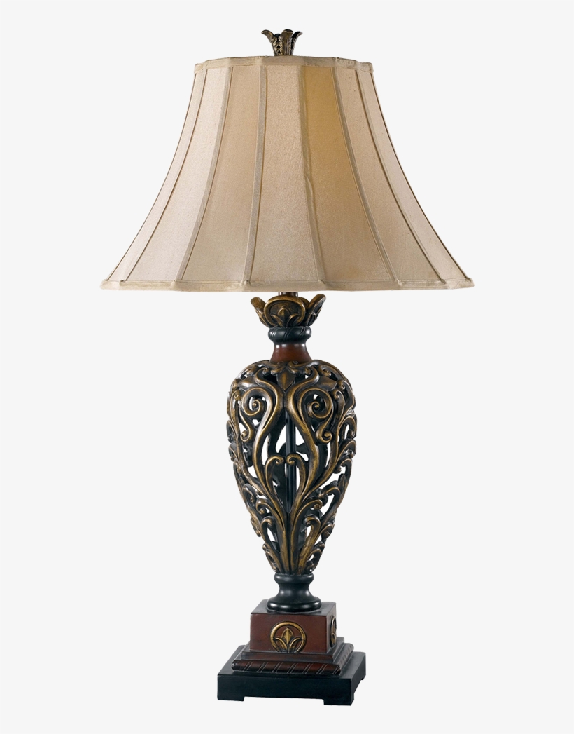 Kenroy Iron Lace Table Lamp, transparent png #2583191