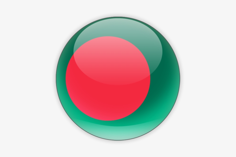 Bgnd - Bangladesh Flag Round Icon, transparent png #2583729
