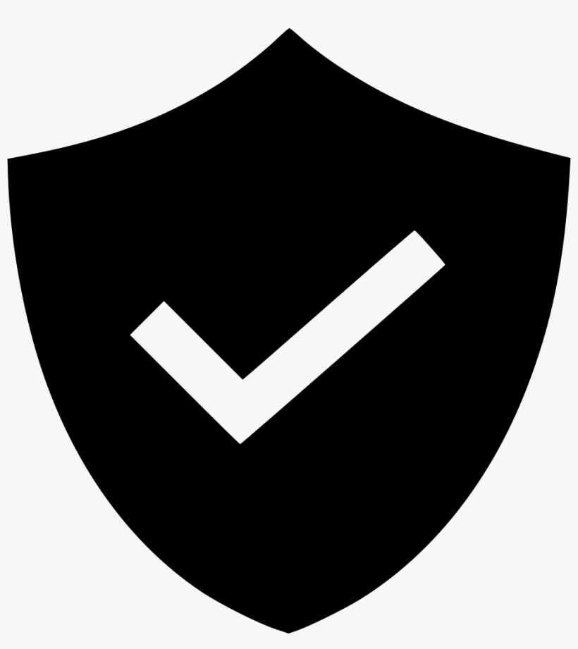 Shield Check Mark Rubber Stamp - Check Mark, transparent png #2583825