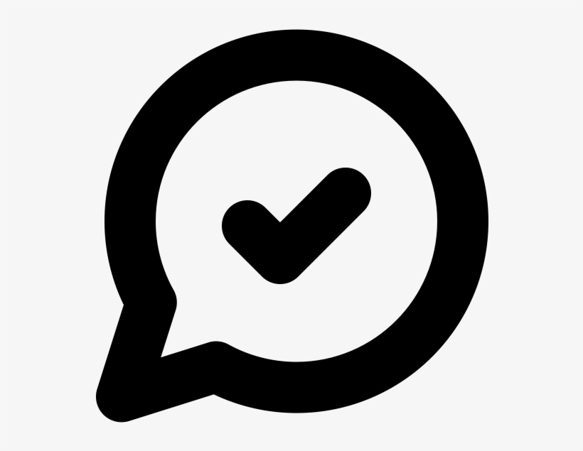 Verified Comment Rubber Stamp - Circle, transparent png #2584229