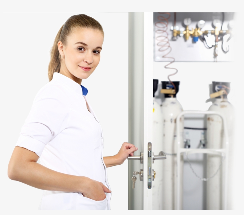 Use Of Gases In Lab Environment - Nurse, transparent png #2584540