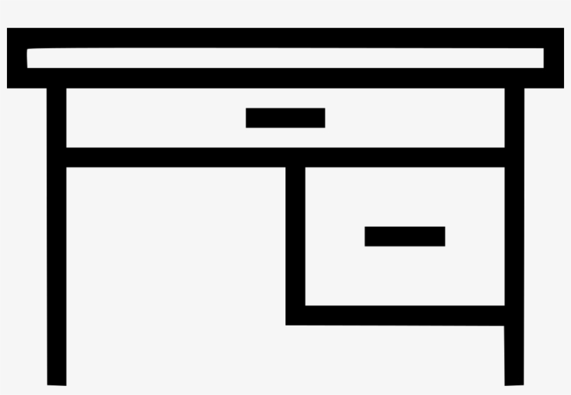 Desk Working Table Office Drawer Comments - Desk, transparent png #2584823