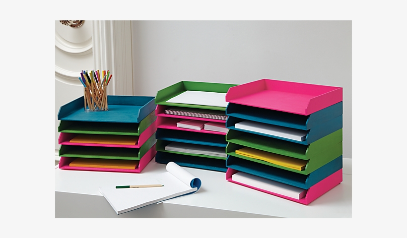 Stainedlettertrayjl13 Guest Room Office, Desk Office, - Stacking Letter Trays, transparent png #2584858