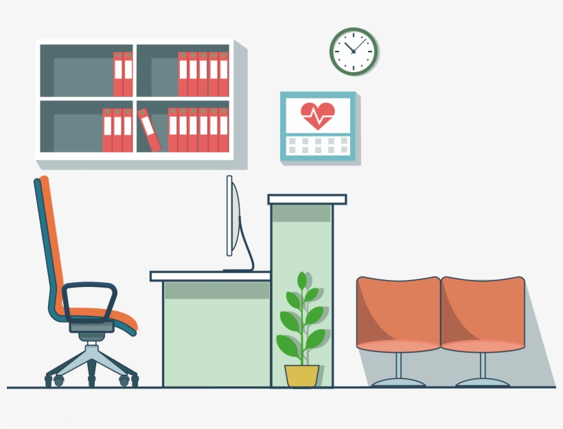 Table Chair Office - Chair, transparent png #2584876