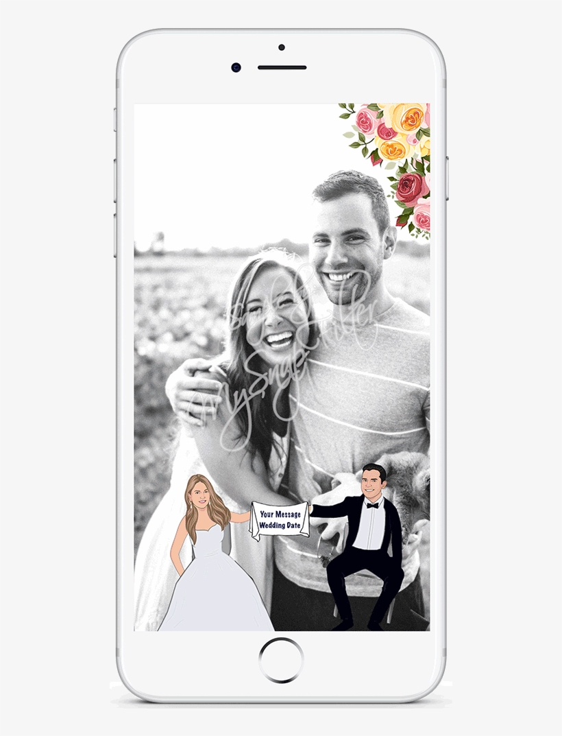 Wedding Flowers Cartoon Portrait, transparent png #2584933