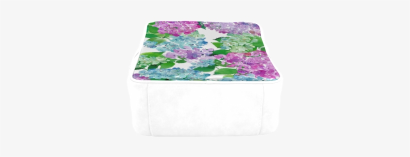 Watercolor Hydrangea Square Backpack - Comfort, transparent png #2585141