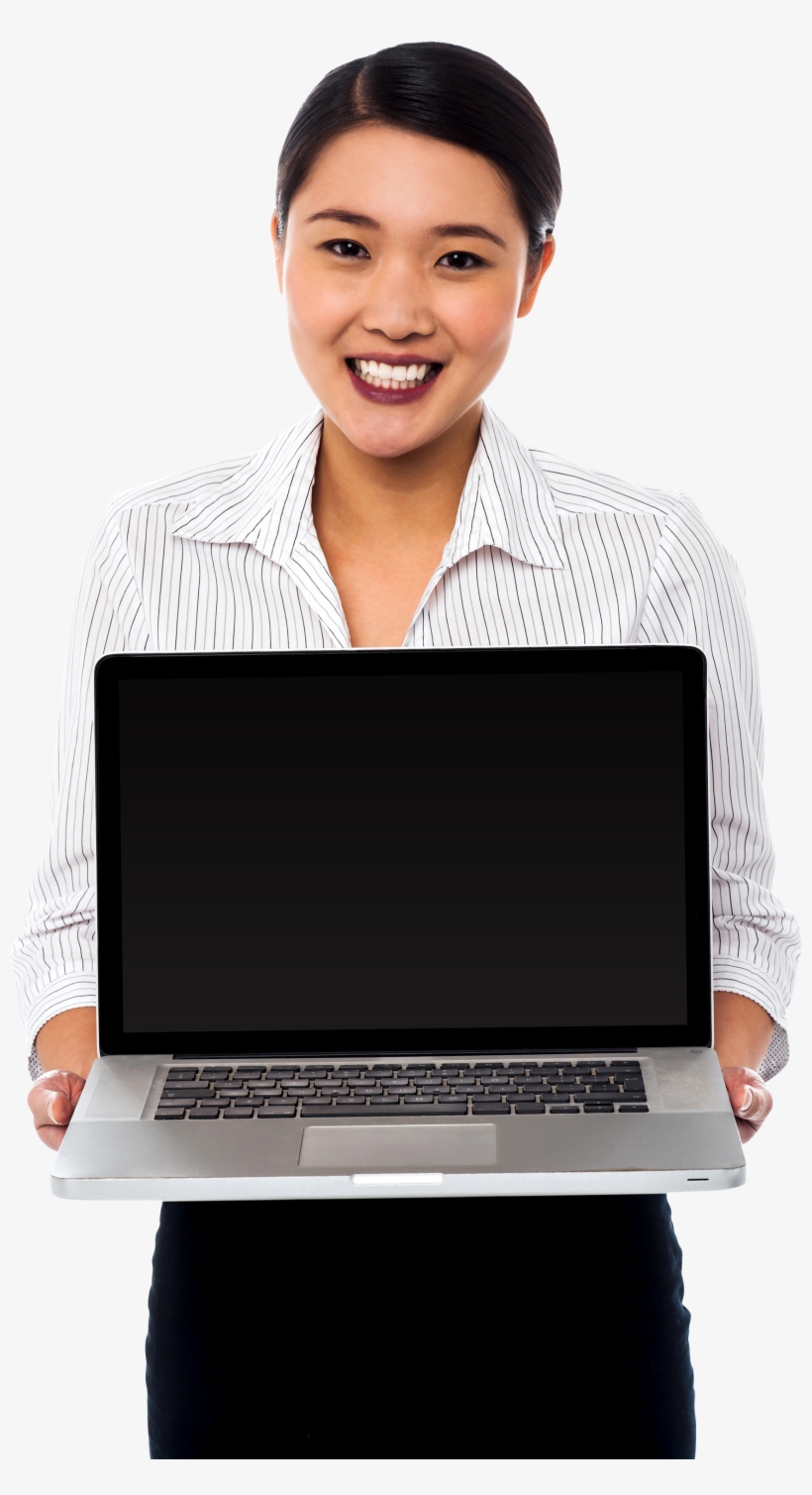 Girl With Laptop Png Image - Girls With Laptop Png, transparent png #2585233