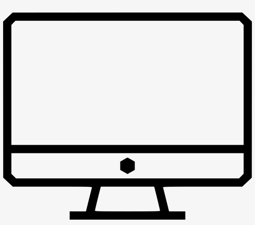 Screen Monitor Imac Computer Display Desktop Pc Comments - Computer Icon Vector Png, transparent png #2585757