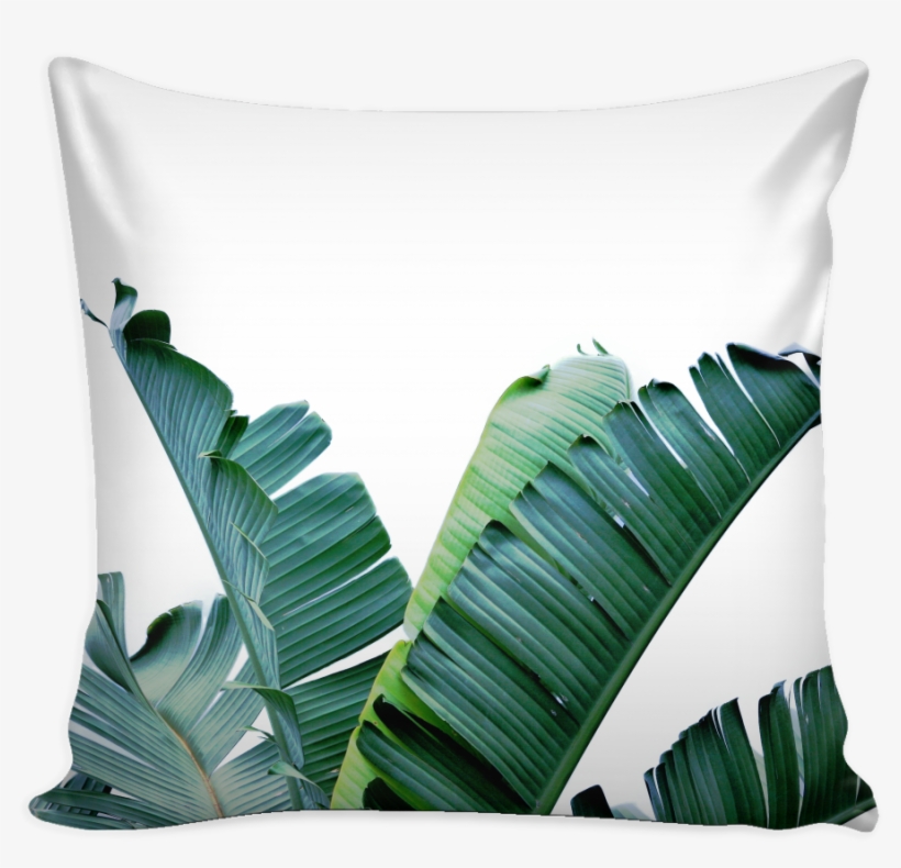 Banana Leaf Pillow Cover, transparent png #2585908