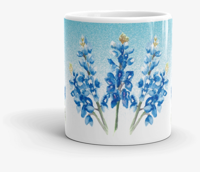 Watercolor Bluebonnets Mug - Zazzle Watercolor Bluebonnets Tote Bag, transparent png #2585985