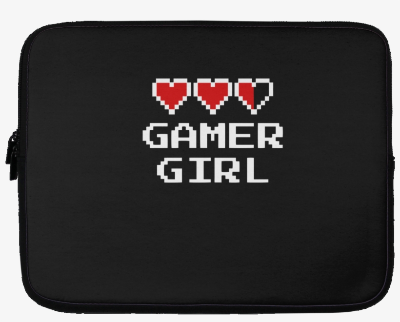 Gamer Girl Video Game Laptop Sleeve - Girls Like Gaming Shirt, transparent png #2586012