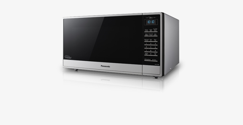Panasonic 1.6 Cu.ft. Counter Top Microwave Oven - Stainless, transparent png #2586183