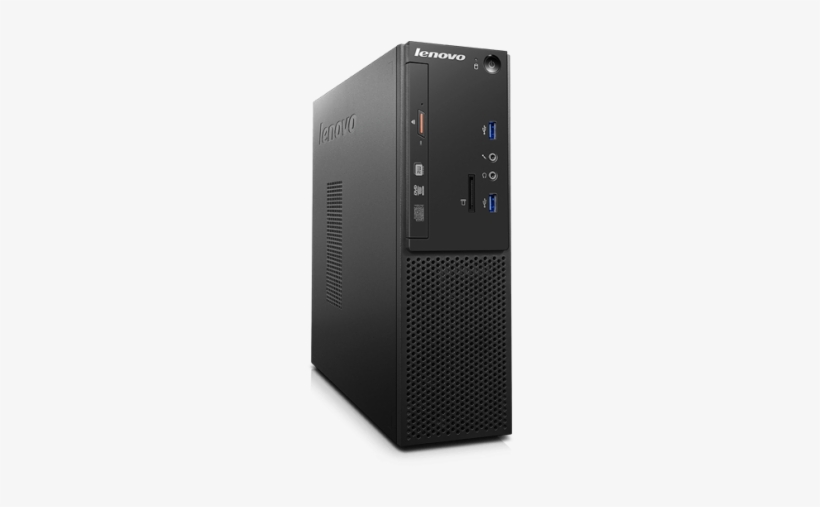 Lenovo Sff S510 Desktop Pc - Lenovo 10ky000dfr - S510 3.7ghz I3-6100 Sff Black Pc, transparent png #2586256