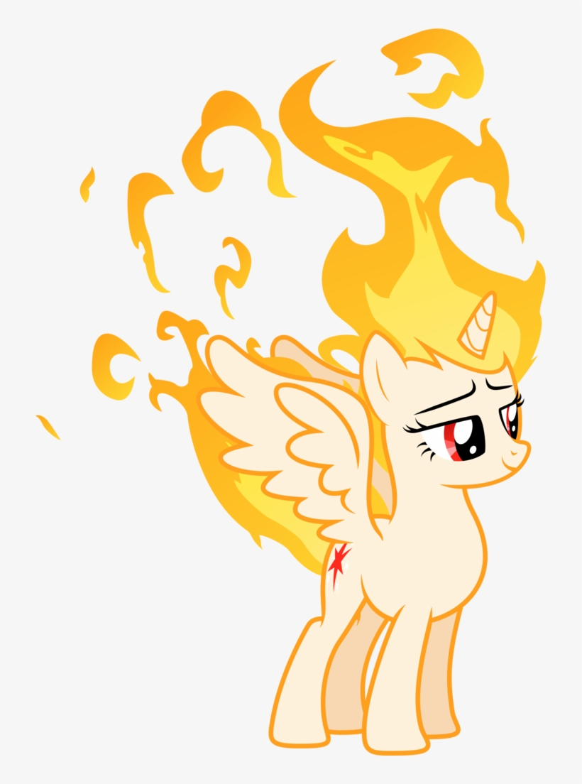 Thisismyphotoshoppin, Female, Mane Of Fire, Mare, Pony, - Mlp Twilight Sparkle Fire, transparent png #2586458