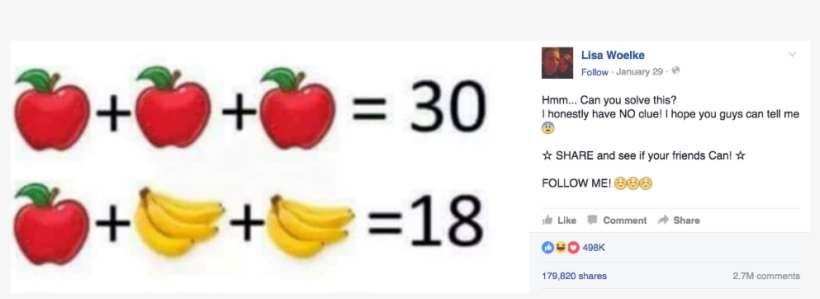 New Brainteaser Stumping Thousands - Fruit Quizzes With Answers, transparent png #2586843