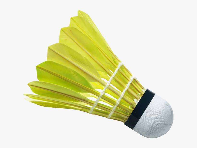 Badminton Birdie Yellow - Badminton Volant Png, transparent png #2586864