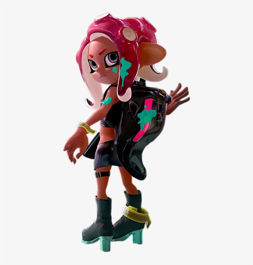 Imagehd Png Of The New Octo Girl <3 - Splatoon 2 Octo Expansion Png, transparent png #2587276