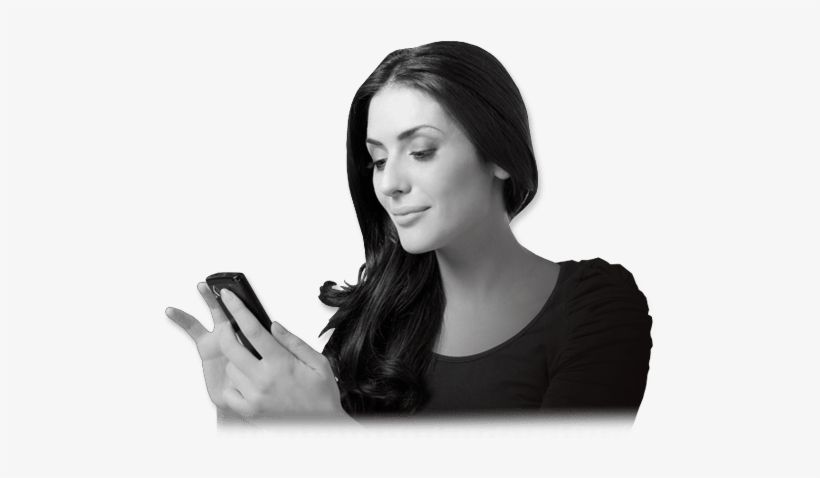 Read More - Woman With Iphone, transparent png #2587442
