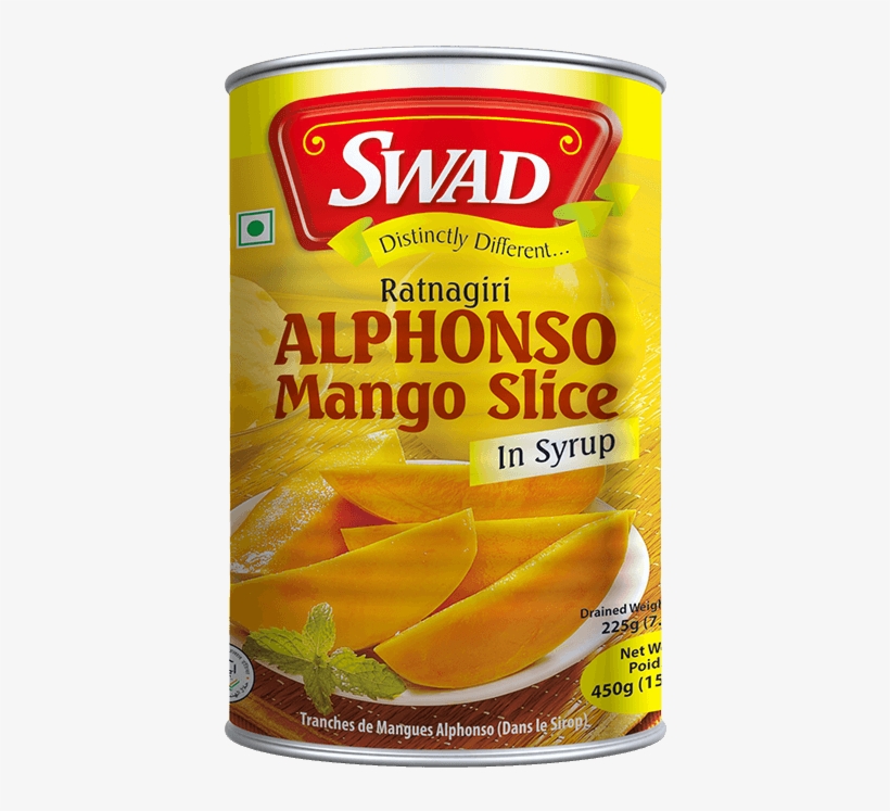 Swad Alphonso Mango Pulp, 450g, transparent png #2587658
