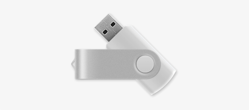 Side 2 Preview - White Flash Drive Png, transparent png #2587659