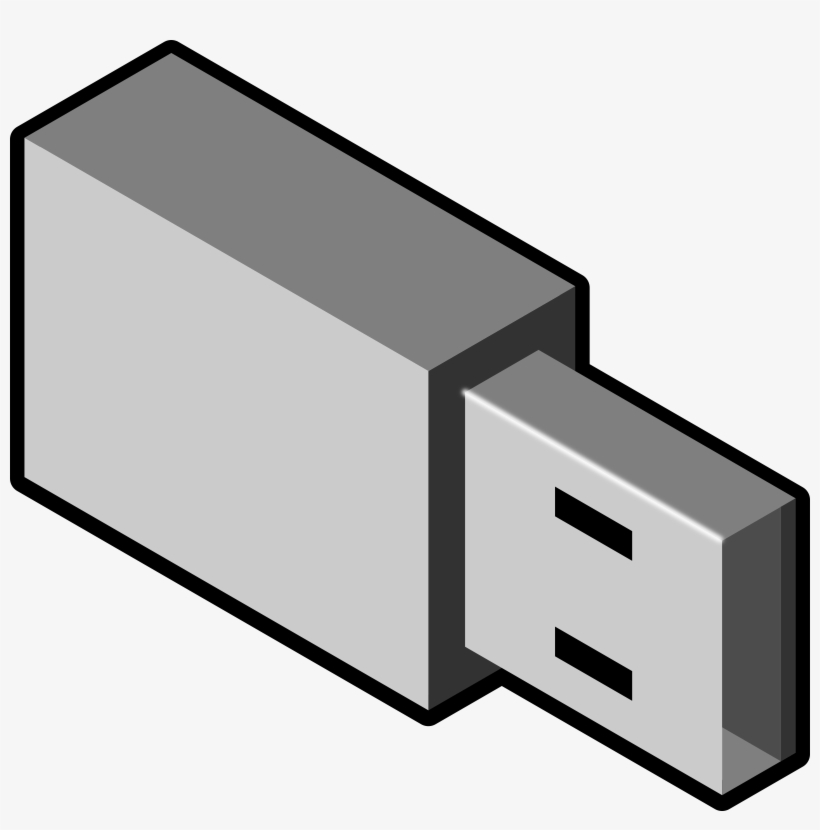 Big Image - Pen Drive Clipart, transparent png #2587660