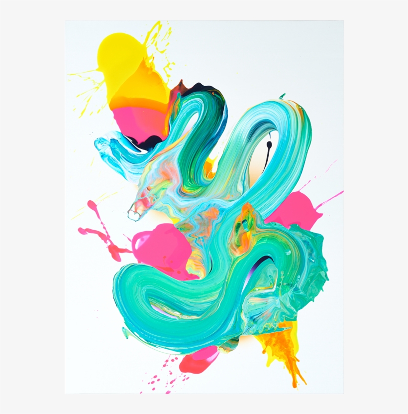 Yago Hortal Painting Colorful - Painting, transparent png #2587684