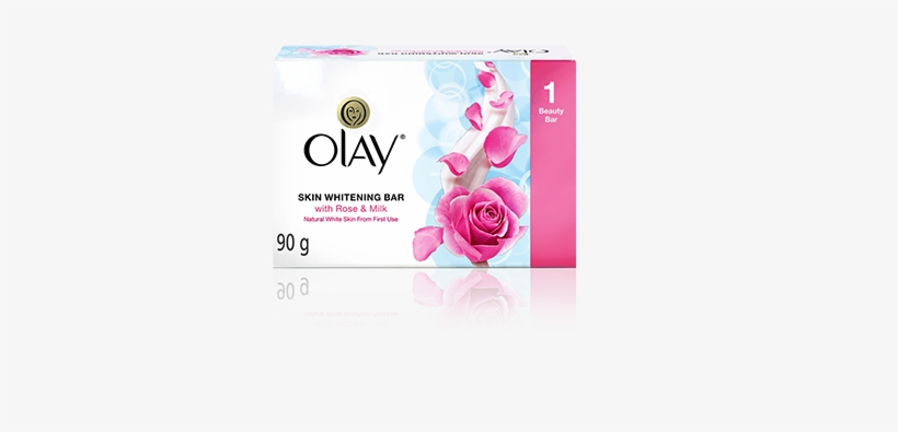 Olay Skin Whitening Bar Rose & Milk 90g - Olay, transparent png #2588048