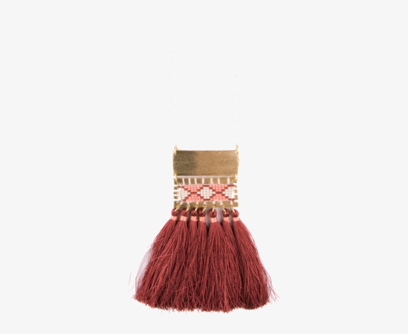 Boho Tassel Necklace Rose - Tassel, transparent png #2588072