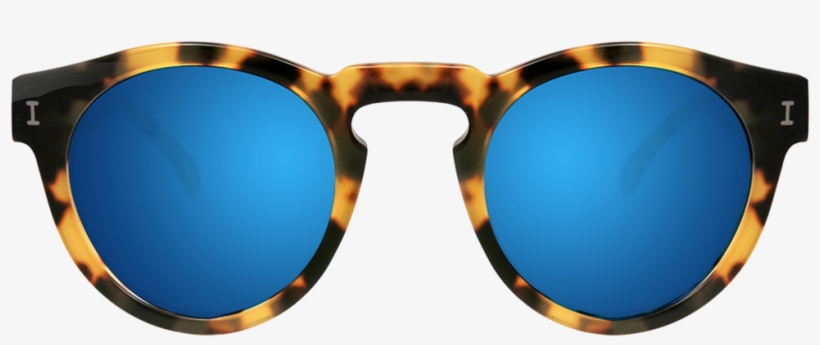 Tortoiseshell Sunglasses Blue Mirror, transparent png #2588230