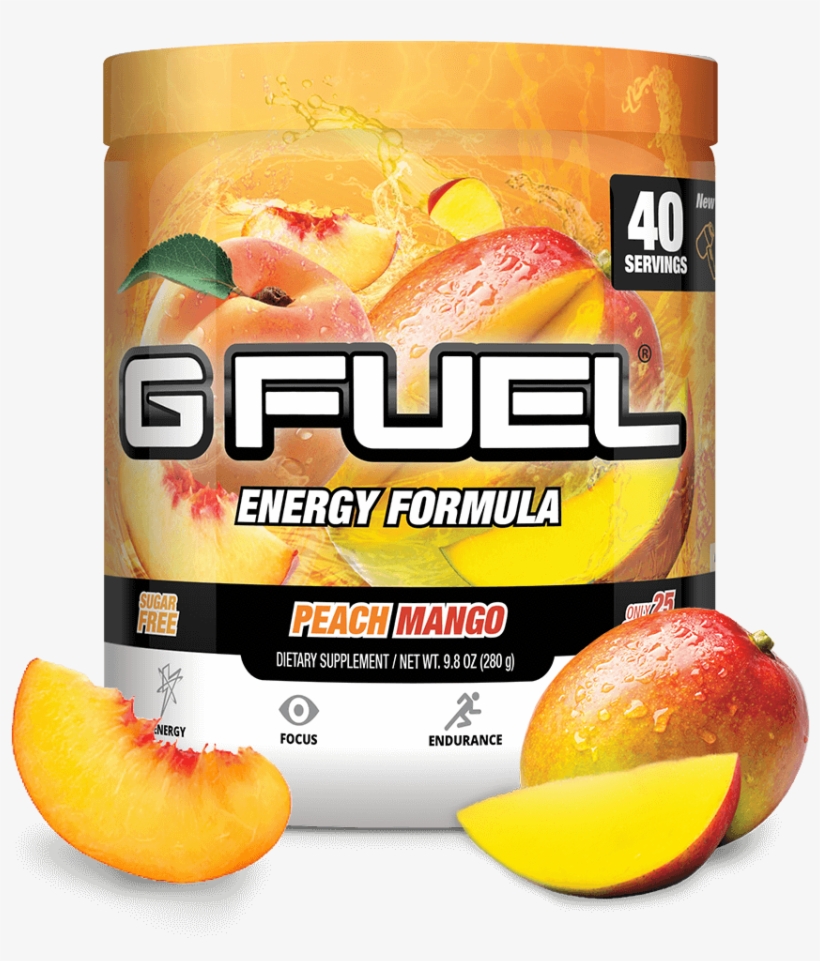 Awesome Peach Mango Tub Servings With Mango - Gamma Labs G Fuel Energy Formula 40 Servings, transparent png #2588249