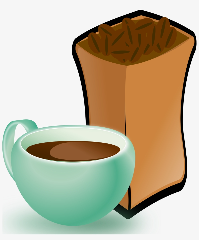 This Free Icons Png Design Of Cup Of Coffee With Sack, transparent png #2588300