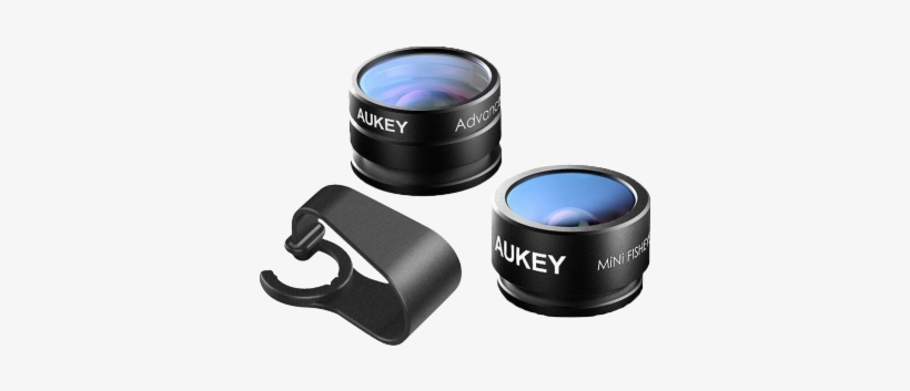 Png Free Library Clip Lens Fisheye - Amicikart Aukey Mini Clip-on Optic Cell Phone Camera, transparent png #2588444