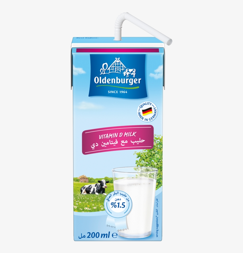 Oldenburger Uht Vitamin D Milk Png - Oldenburger Skimmed Milk, transparent png #2588462