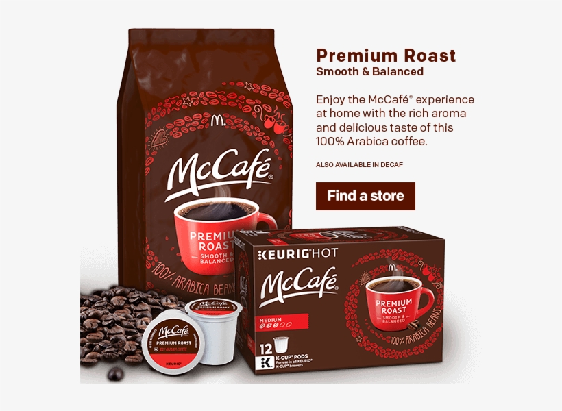 Mcdonalds Premium Roast Coffee Free Transparent PNG Download PNGkey