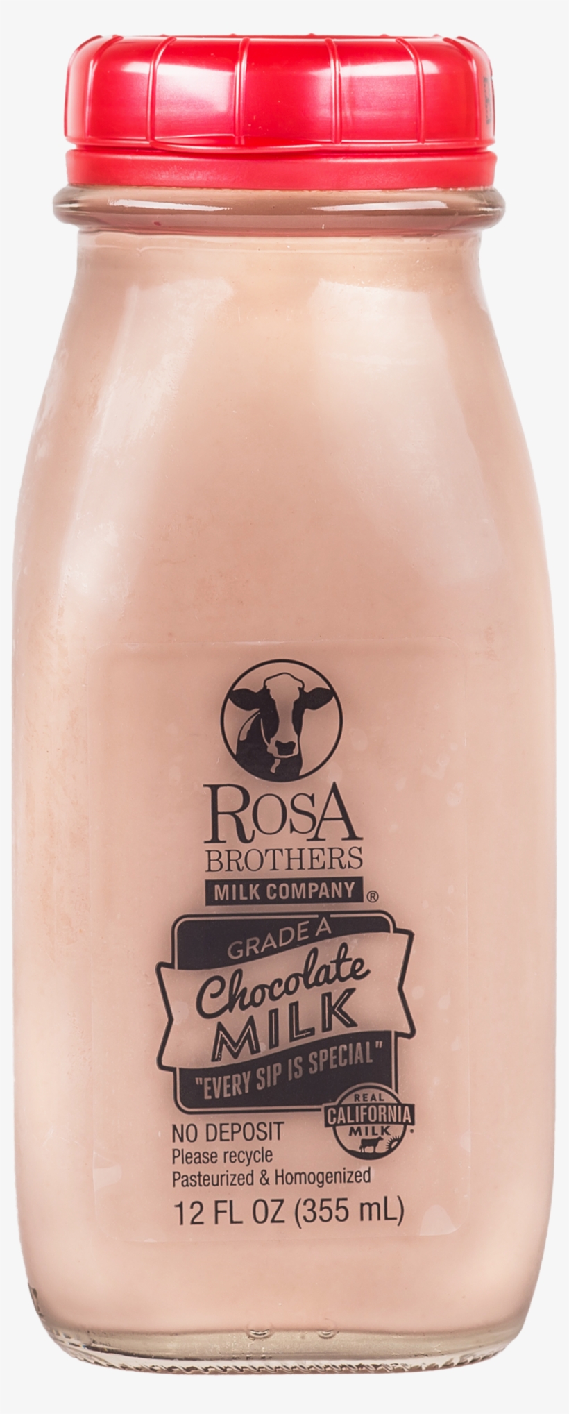 Whole Milk, Sugar, Cocoa Processed With Alkali, Cornstarch, - Rosa Brothers Milk, Root Beer - 1 Qt, transparent png #2588634